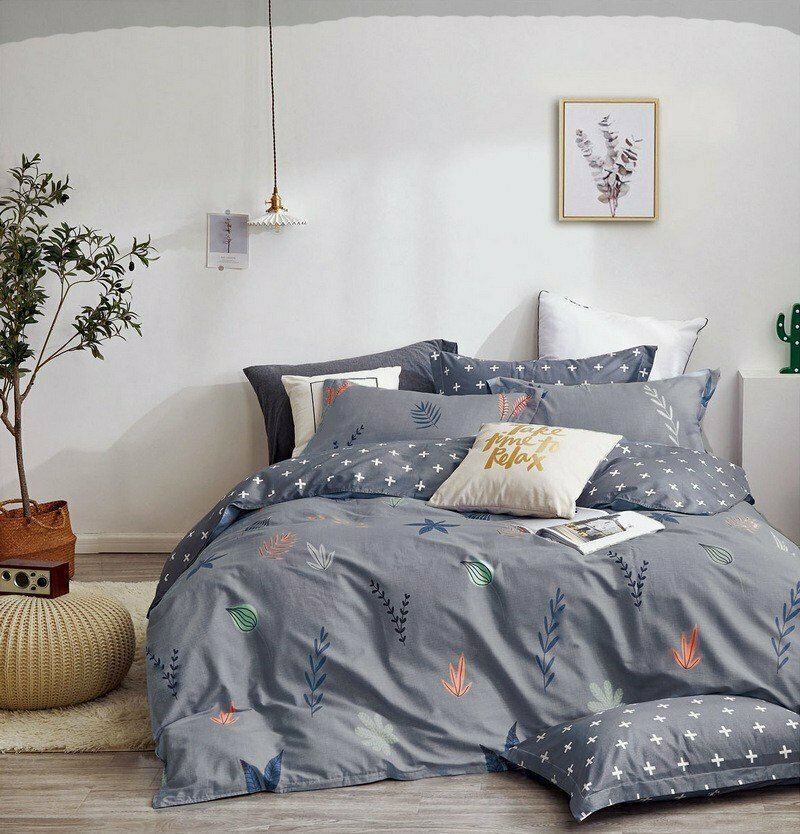 фото Постельное белье Kingsilk L-03-1 1,5-сп. серый