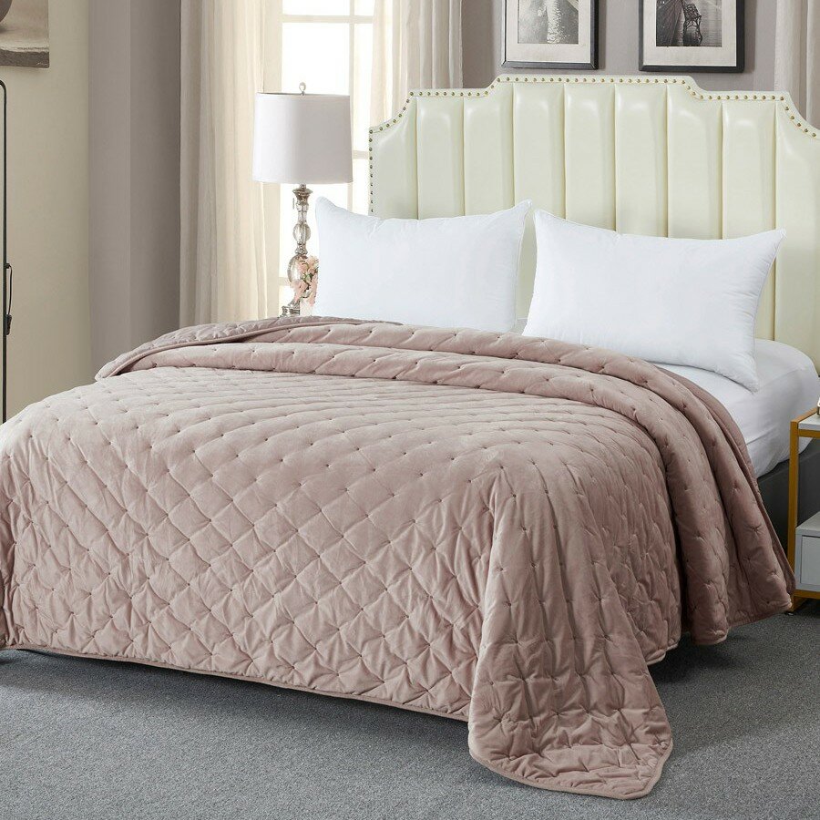 фото Romance Покрывало Isabella цвет: пудровый (220х240 см)