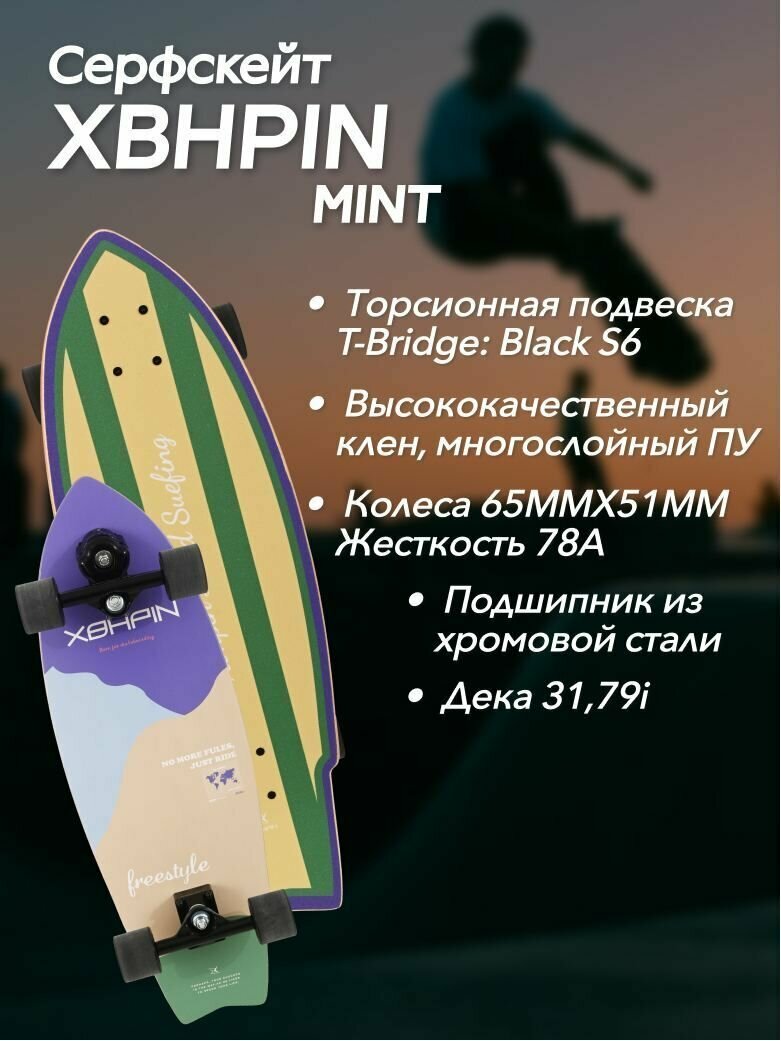 23 Скейтборд XBHPIN MINT Terror - фото №1