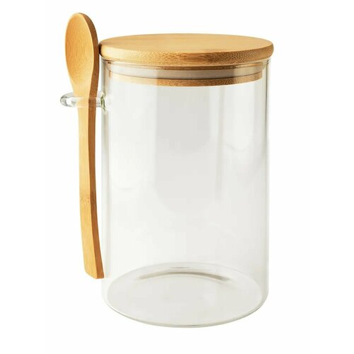 Банка для хранения с ложкой 