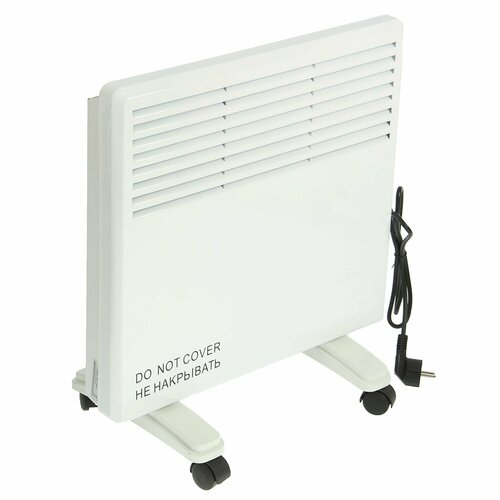 Конвектор электрический конвекционный обогреватель электрический терморегулятор 1200 Вт 2 режима работы 3 секции настенное крепление белый 337000₽
