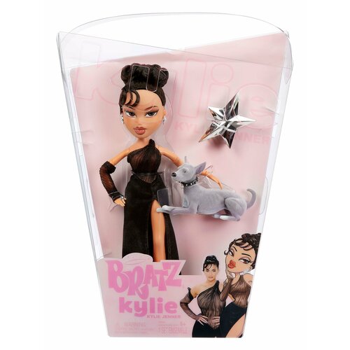 фото Кукла bratz x kylie jenner night fashion doll брац кайли дженнер с питомцем, 25 см