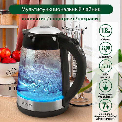 MARTA Электрический чайник MARTA MT-4606 черный 180000₽