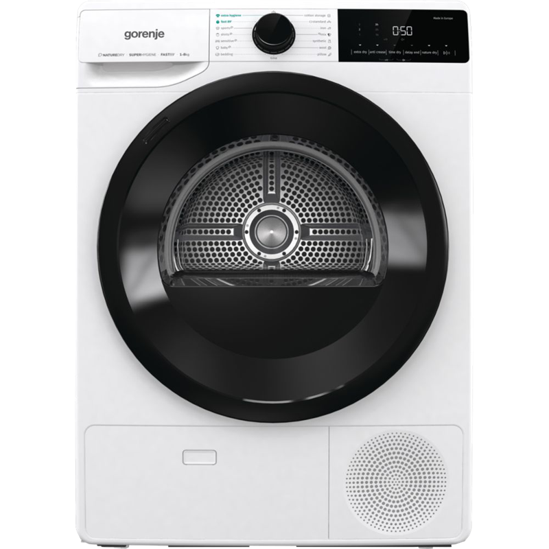 GORENJE Сушильная машина Gorenje DNA82 кл.энер.:A++ макс.загр.:8кг черный