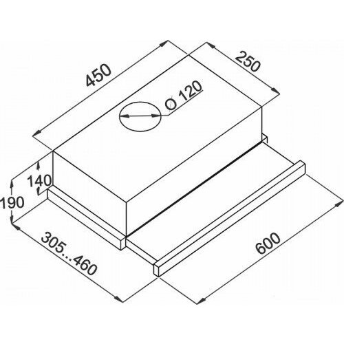 Встраиваемая вытяжка JetAir Aurora LXGRXF60 2271600₽