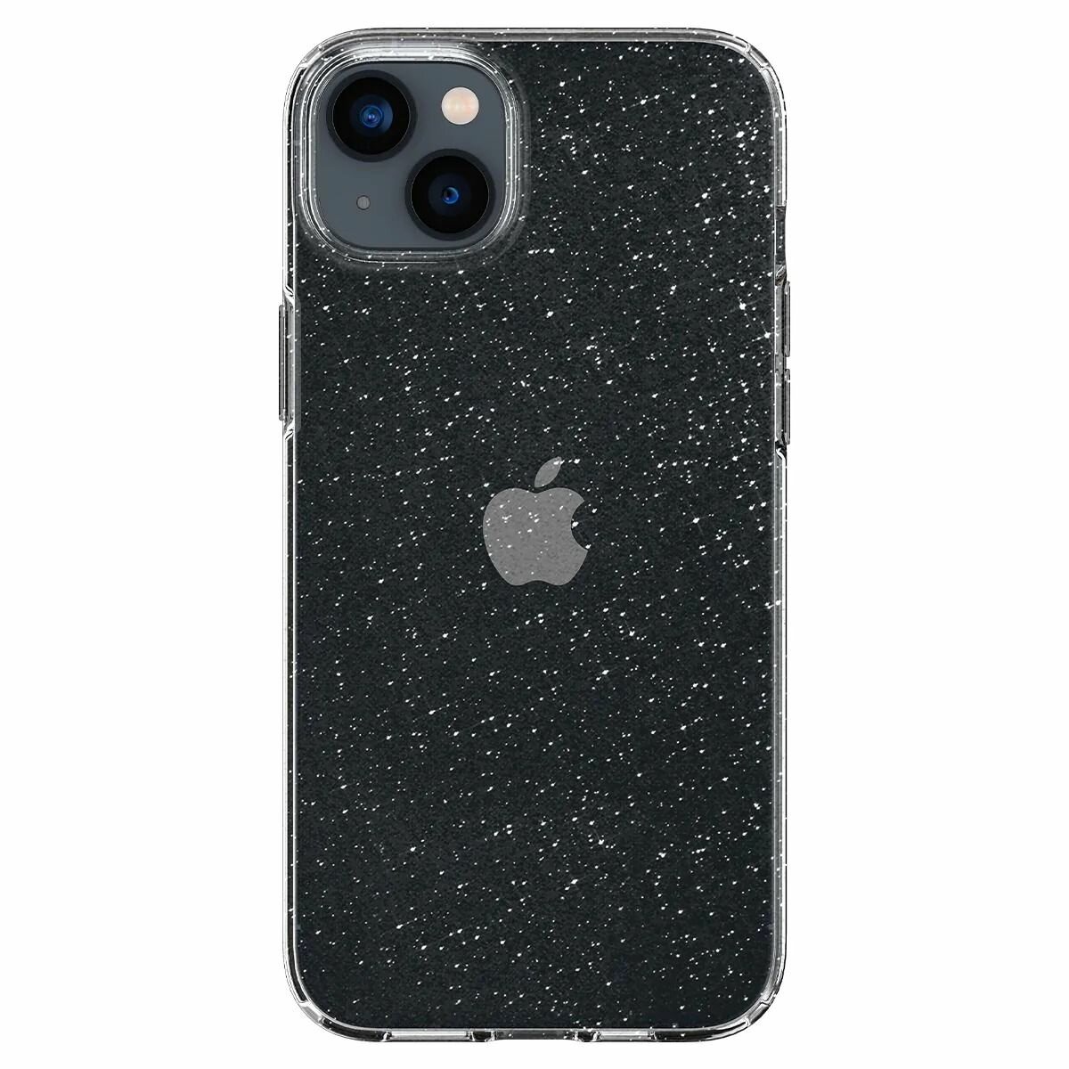 Чехол Spigen на Apple iPhone 14 (ACS05034) Liquid Crystal Glitter / Спиген чехол для Айфон 14 силиконовый, противоударный, с защитой камеры, блестки