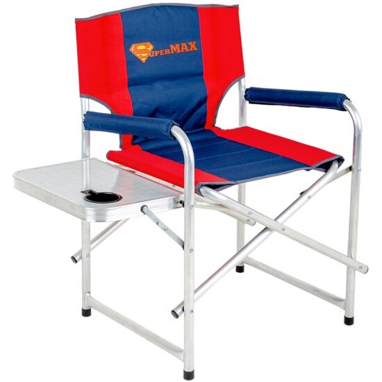 Кресло складное Нпо Кедр кедр AKSM-04 SuperMax алюминий со столиком с подстаканником