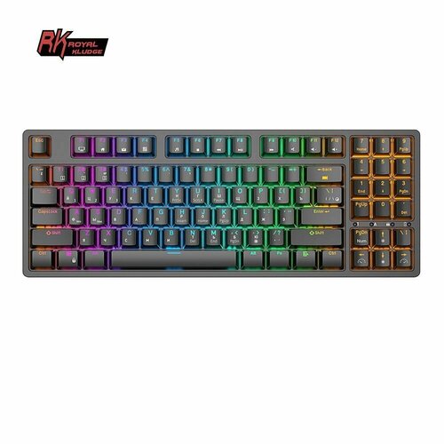 Беспроводная клавиатура Royal Kludge RK92 RGB Черная (красные свитчи)