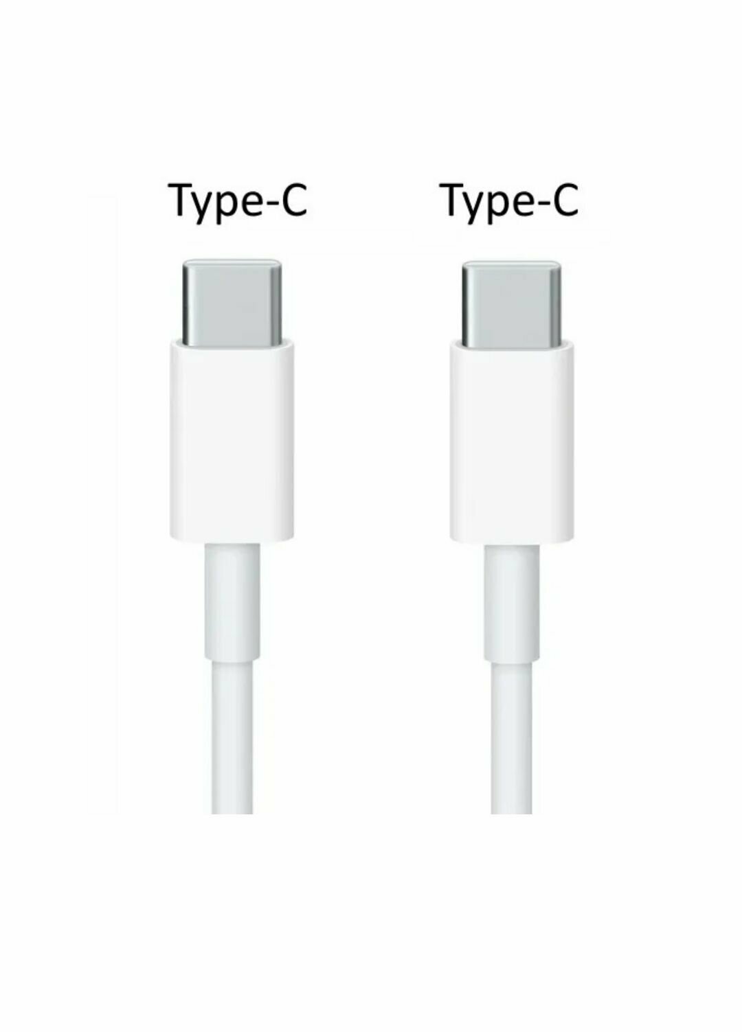 Кабель Type-C / USB для зарядки мобильных устройств / Длина 1 метр / Провод для телефона, планшета, наушников / Шнур с разъемом ЮСБ Тайп Си / Белый — фото 10