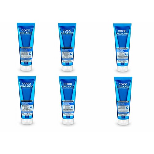 Шампунь био для волос Organic Naturally Мега увлажняющий кокосовый, 250мл х 6шт