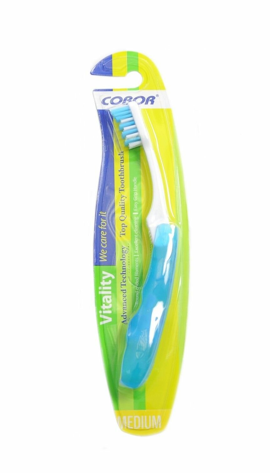 фото Зубная щетка складная, средней жесткости, синяя / Дорожная зубная щетка, TH48-12