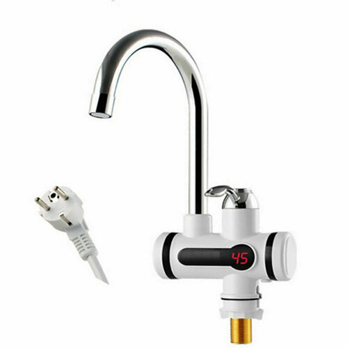 Проточный кран-водонагреватель с дисплеем-индикатором температуры 1479₽