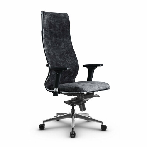 Кресло руководителя Метта L 1m 42/2D Bravo темно-серый (подл.200/осн.039)