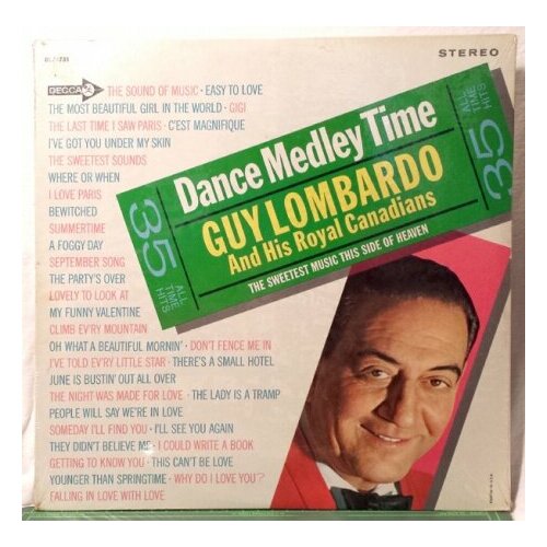 Старый винил, Decca, GUY LOMBARDO - Dance Medley Time (LP , Used) старый винил decca guy lombardo dance medley time lp used