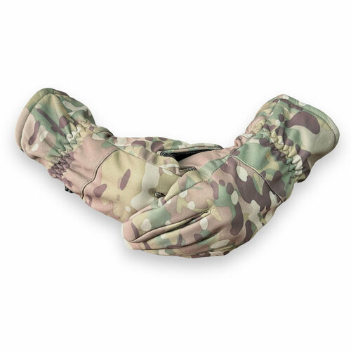 фото Перчатки военпро, размер 10, горчичный