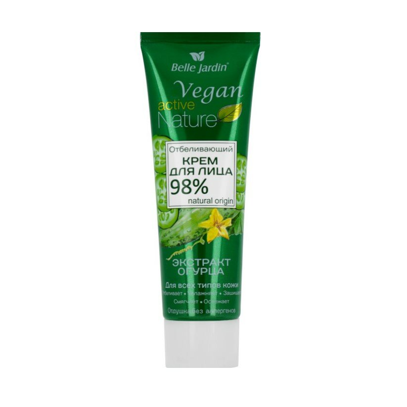 Белле Жардин Active Nature Vegan крем д/лица 85 мл экстр огурца отбеливающ