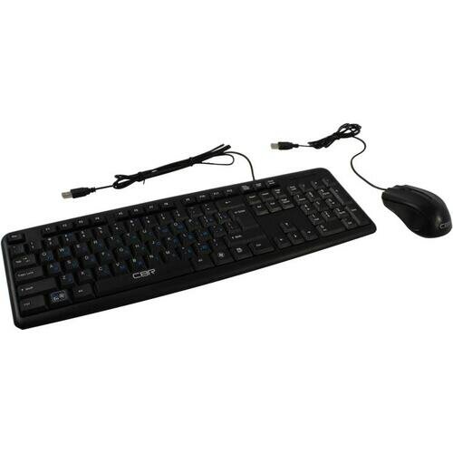 Клавиатура + мышь CBR , USB, черный - фото №10