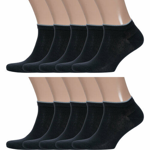 фото Носки lorenzline, 10 пар, размер 27, черный