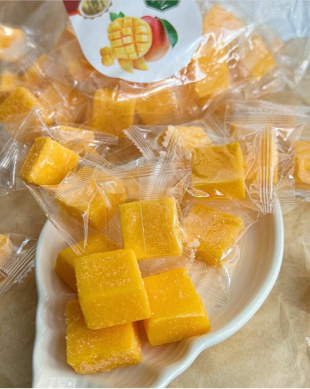 Манго кубики, жевательные конфеты манго, 500гр Орехлайн - фотография № 3