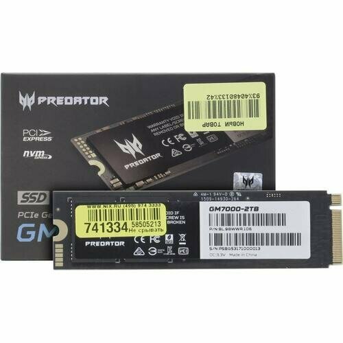 SSD диск Acer Predator GM7000 BL9BWWR106 1726800₽