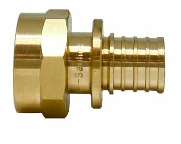 фото Переходник с накидной гайкой 20x2,8-1/2" латунь, Sanline, 75303-MX (2 шт)