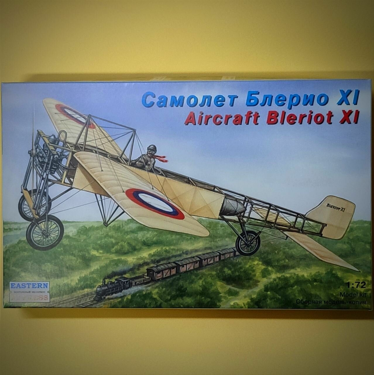 Сборная модель самолет Bleriot XI, Восточный Экспресс, EE72219, 1/72