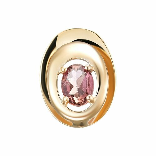 Подвеска UVI Ювелирочка, красное золото, 585 проба, турмалин