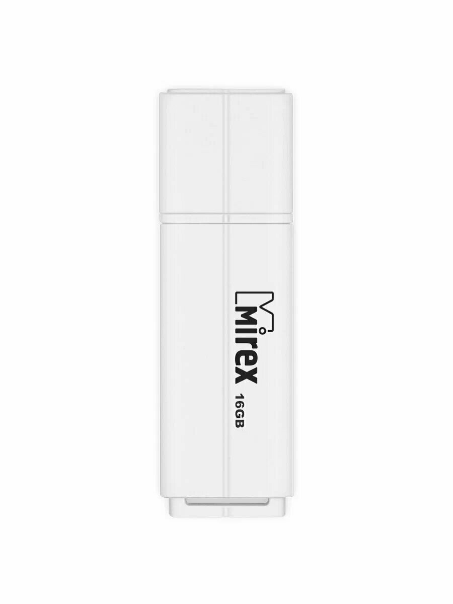 Флеш накопитель 16GB Mirex Line, USB 2.0, Белый