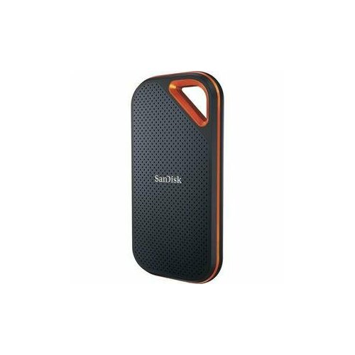 Внешний диск SANDISK Внешний твердотельный накопитель SanDisk Extreme PRO 4TB Portable SSD - Read/Write Speeds up to 2000MB/s, USB 3.2 Gen 2x2, Forged Aluminum Enclosure, 2-meter drop protection and IP55 resistance серый, оранжевый, серый