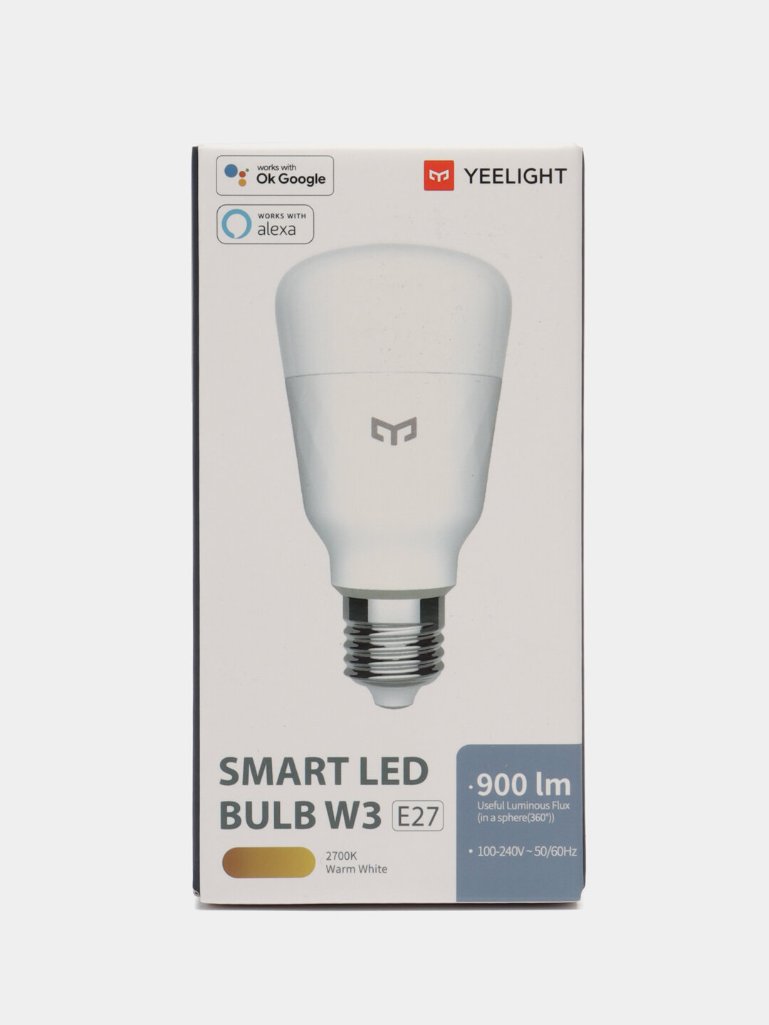 Умная лампочка Е27 Xiaomi Yeelight Smart LED Bulb 1S W3 White