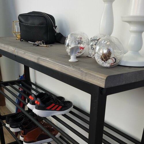 Обувница с функцией сушки для обуви Размеры 1200мм300мм900мм цвет Серый 20999₽