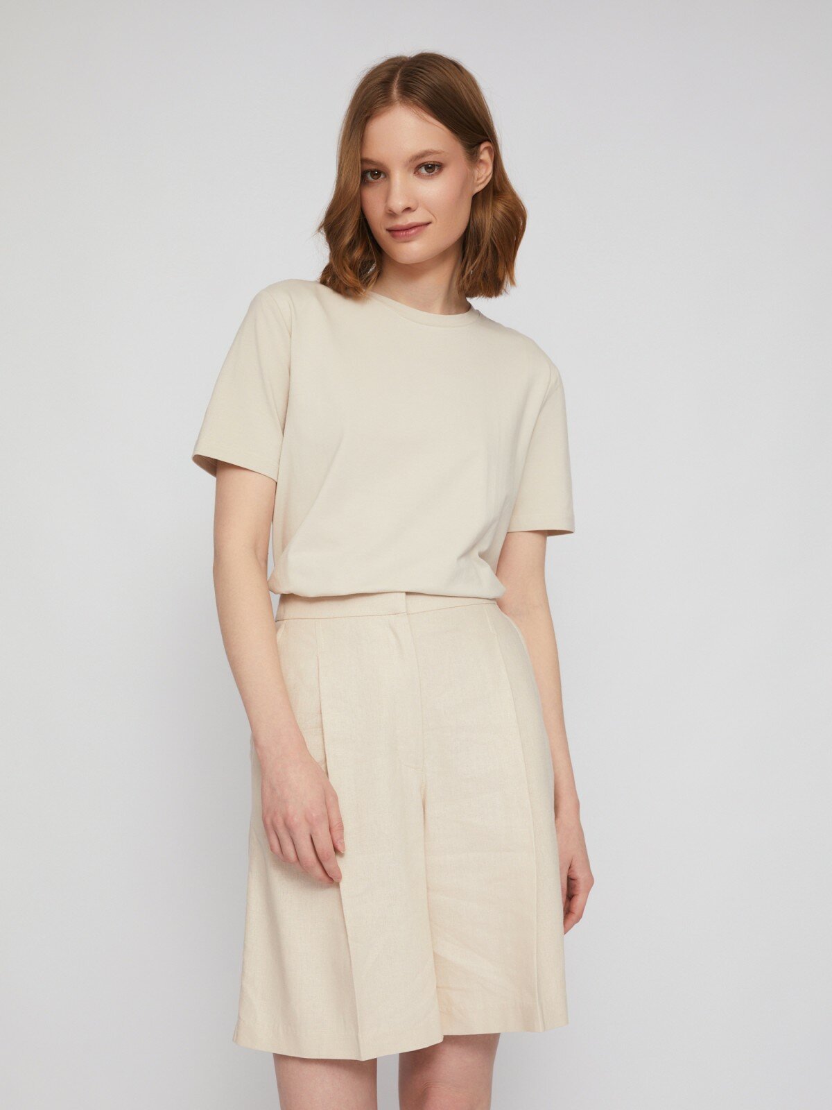 фото Трикотажная футболка с коротким рукавом, цвет Белый, размер XL 024213259012