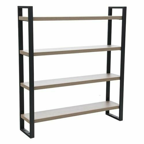 Стеллаж практик Combik L 80/4 металл, 905x800x200мм вяз натуральный/черный [s71199152393]