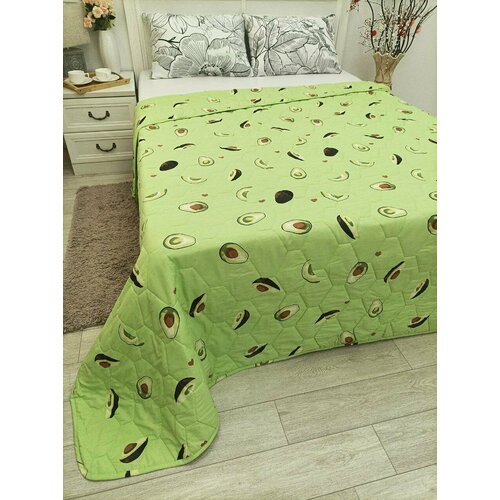 Покрывало двустороннее стеганое 200 х 215 см хлопок 100%