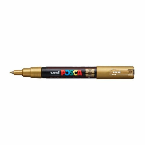 UNI Маркер POSCA PC-1M, золотой 0,7 мм цвет 25 1 шт