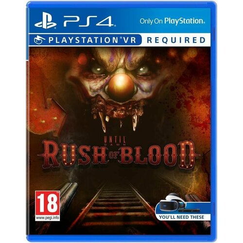 Игра PS4 VR Until Dawn: Rush of Blood игра until dawn rush of blood playstation4 vr русская версия