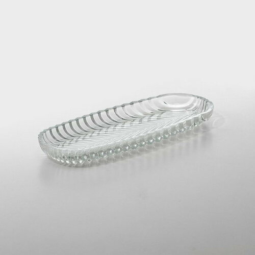 Тарелка стеклянная овальная SANTA 275x11 см 459₽