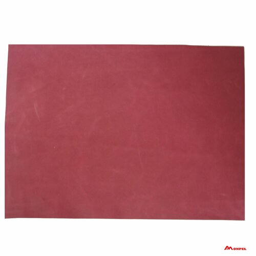 Натуральная итальянская кожа производства Monpel Italia, артикул FP Lampone- Формат А1 (594х841 мм)