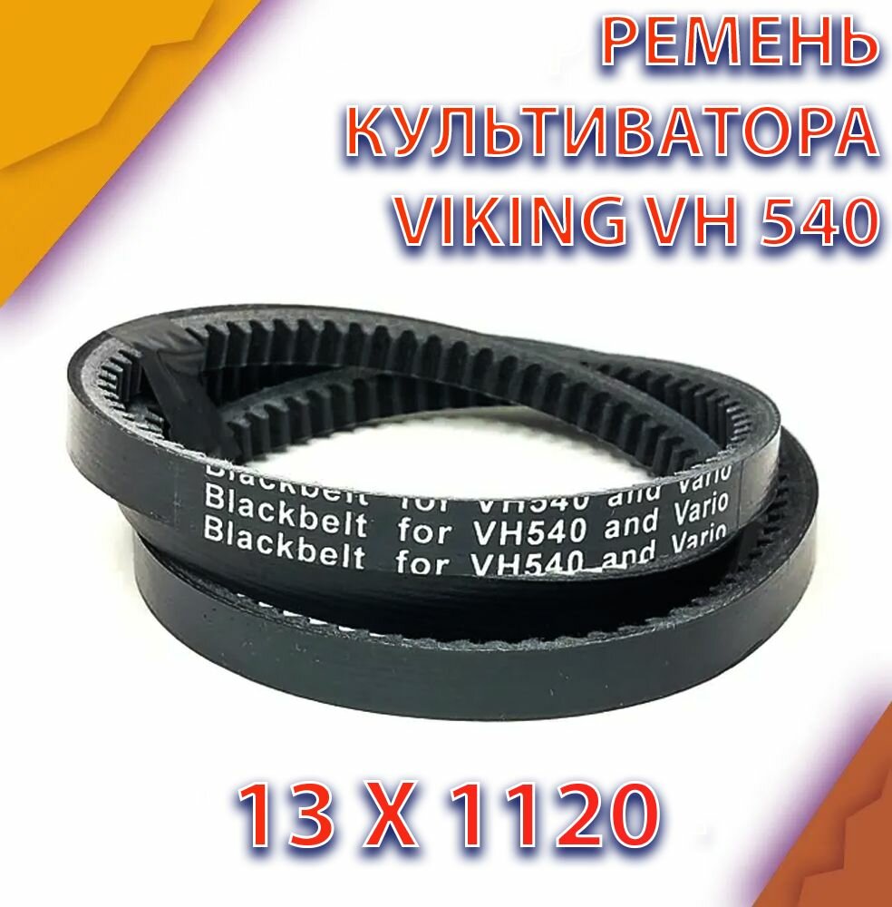 фото Ремень переднего хода 13 x 1120 для культиватора VIKING VH 540