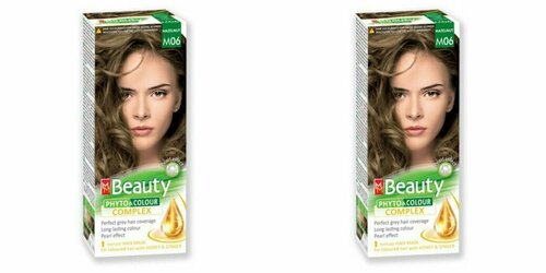 MM Beauty Краска для волос, тон M06 - Лесной орех, 125мл, 2 штуки