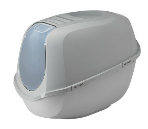 Moderna Туалет-домик Mega Smart с угольным фильтром титановый серый 65х48.5х46 MOD-C380-0002-0041 | Mega Smart 2 кг 43040