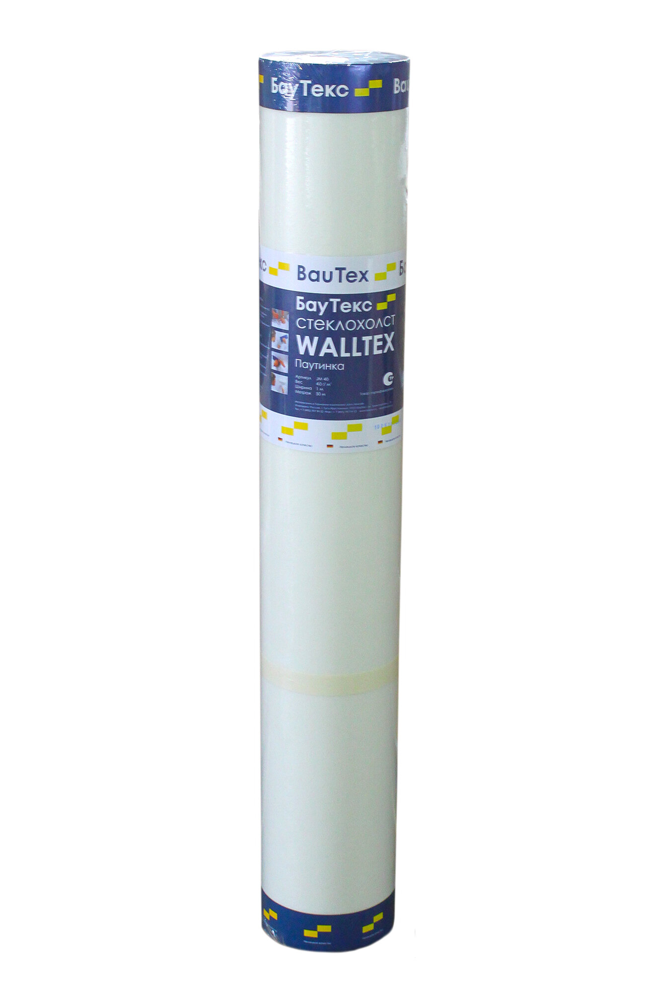 Стеклохолст BauTex Walltex Паутинка JM 40 г/м2 рулон 50м2