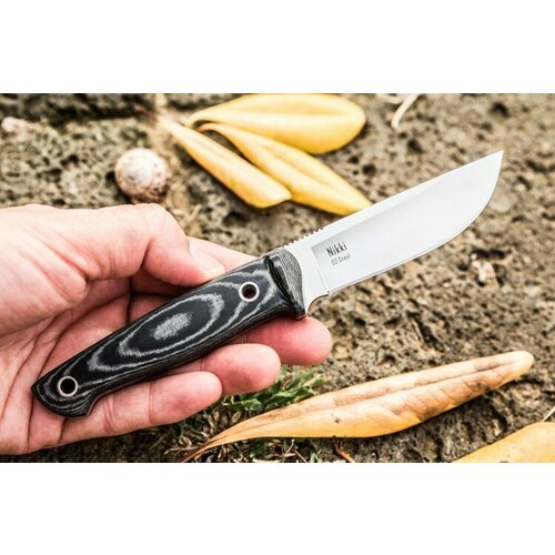 туристический нож hammy sleipner stonewash g10 Туристический нож Nikki D2 Stonewash G10 Кожа