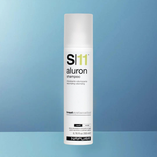 Napura S11 Aluron. Гиалуроновый шампунь для объема и гидратации волос 200 ml