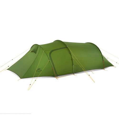 палатка трекинговая двухместная naturehike opalus 2 210t orange Палатка 2-местная Naturehike Opalus NH17L001-L, 20D, зеленый, 6976023924781