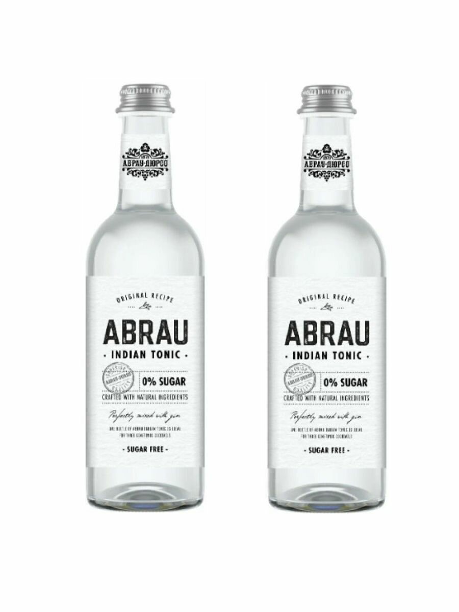 Газированный напиток Abrau Indian Tonic 0% sugar без сахара 375 мл х 2 шт