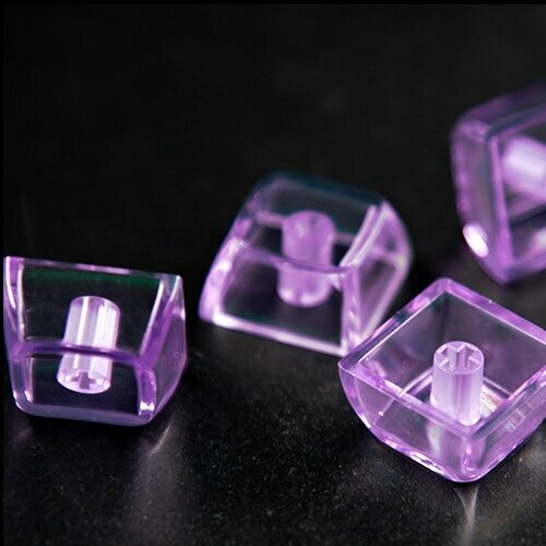 Прозрачные фиолетовые кейкапы XDA U1 для механической клавиатуры, 30 штук