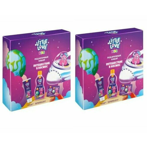 Подарочный набор LITTLE LOVE Путешествие в космос 405 мл 2 шт 1097₽
