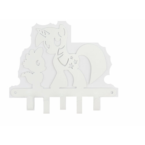 Ключница Единорог с драконом-S ноэз белое 440₽