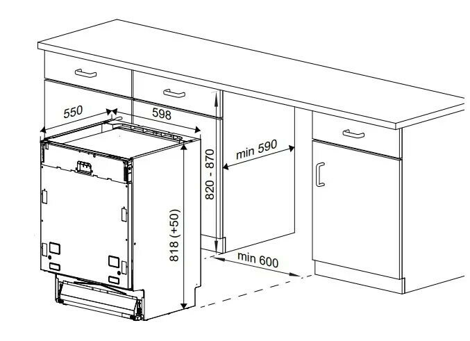 Встраиваемая посудомоечная машина Beko BDIN15560 - фотография № 4